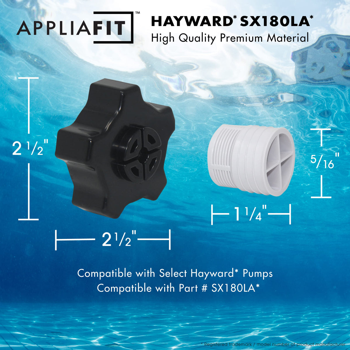 AppliaFit gasket delivers reliable waterproof seal during pool filtration operations.