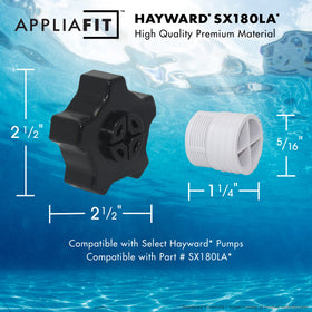 AppliaFit gasket delivers reliable waterproof seal during pool filtration operations.
