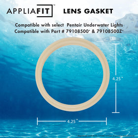 AppliaFit gasket compatible with 79108500Z keeps underwater spa lights sealed.