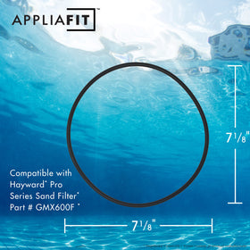 AppliaFit O-ring on Pro Series filter demonstrates durable sealing.