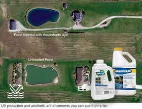 APPLIED BIOCHEMISTS Aquashade Plus promotes pond clarity with weed suppression