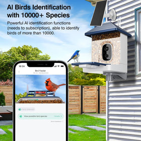 Aprilmin instant arrival alerts notify you of new feathered guests.