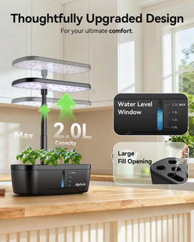 Aptvis height-adjustable grow light keeps plants evenly lit