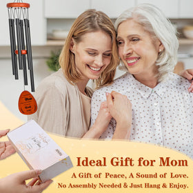 APXAIY wind chime with butterfly motif for a heartfelt outdoor accent.