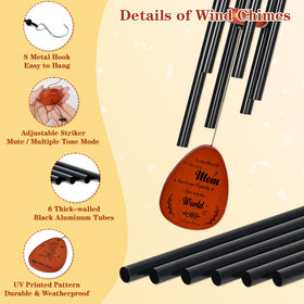APXAIY aluminum tubes provide soft, melodic tones for outdoor spaces.
