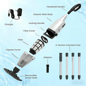 Apyns cordless pool vacuum suitable for pools and hot tubs
