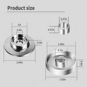 AQBB upper-lower adapter plate kit mounted on a trimmer for stable mounting