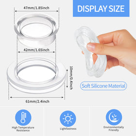 AQEENURA hole rings 1.95 inch provide stable umbrella insertion.