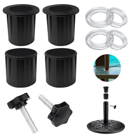 AQEENURA umbrella replacement parts kit contents for versatile outdoor setups.