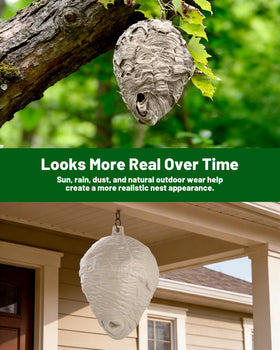 AQKILO Wasp Nest Decoy polyurethane build for durable outdoor use