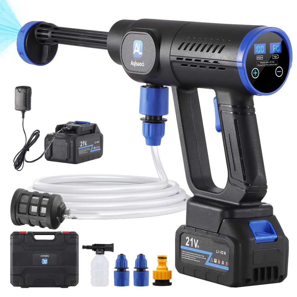 Aqlsaoci cordless cleaning tool motor delivers smooth power for tough grime