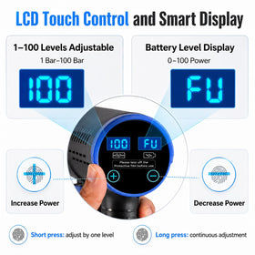 Aqlsaoci dual 21V batteries extend cleaning time