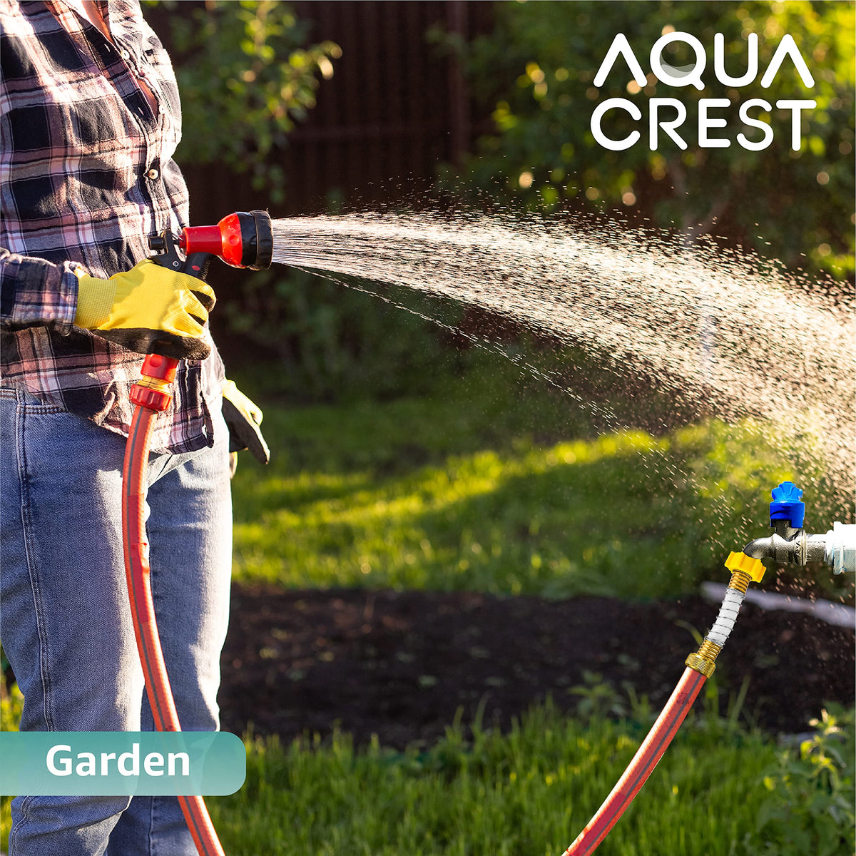AQUA CREST 3/4 GHT thread compatibility fits standard faucets.