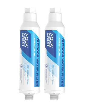 AQUACREST inline filter for car wash setup improves water quality for pristine finishes.