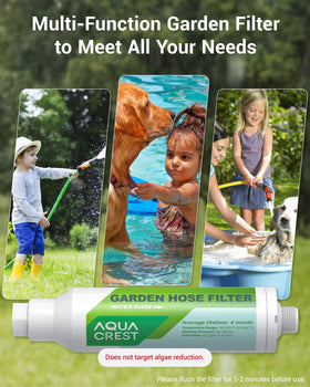 Aqua Crest water-flow stability indicates consistent irrigation without pressure loss.
