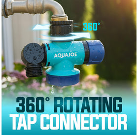 Aqua Joe SJI-MFGA1 adjustable stream and shower settings for versatile watering.