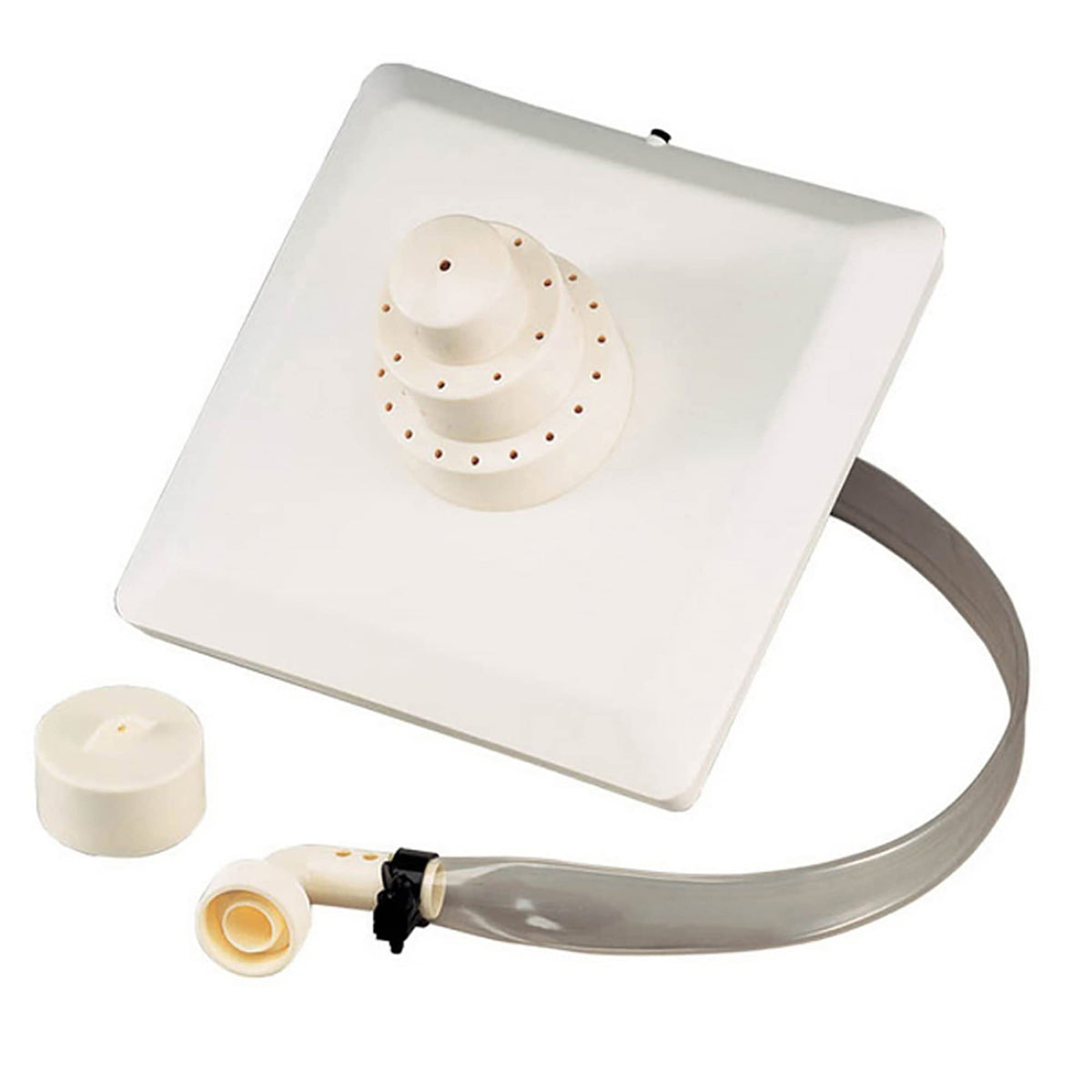 Aqua Select adjustable-height fountain reaches up to 16 feet in pools.