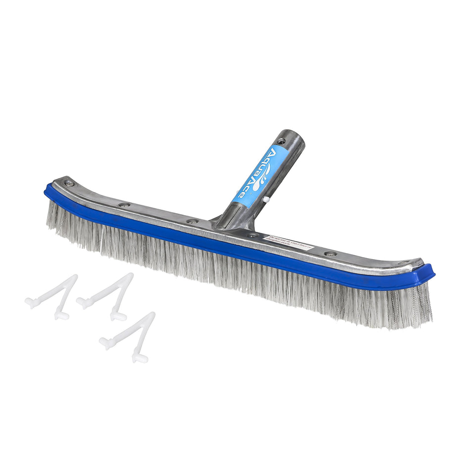 AquaAce BR301 wide bristle pool brush for efficient large-area cleaning