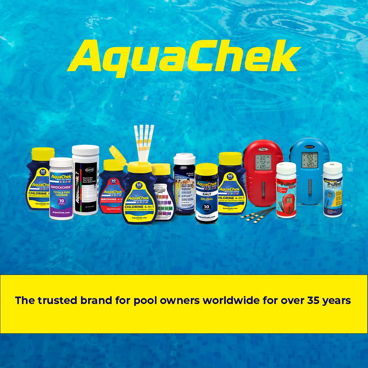 AquaChek precision testing technology enables accurate salt readings.