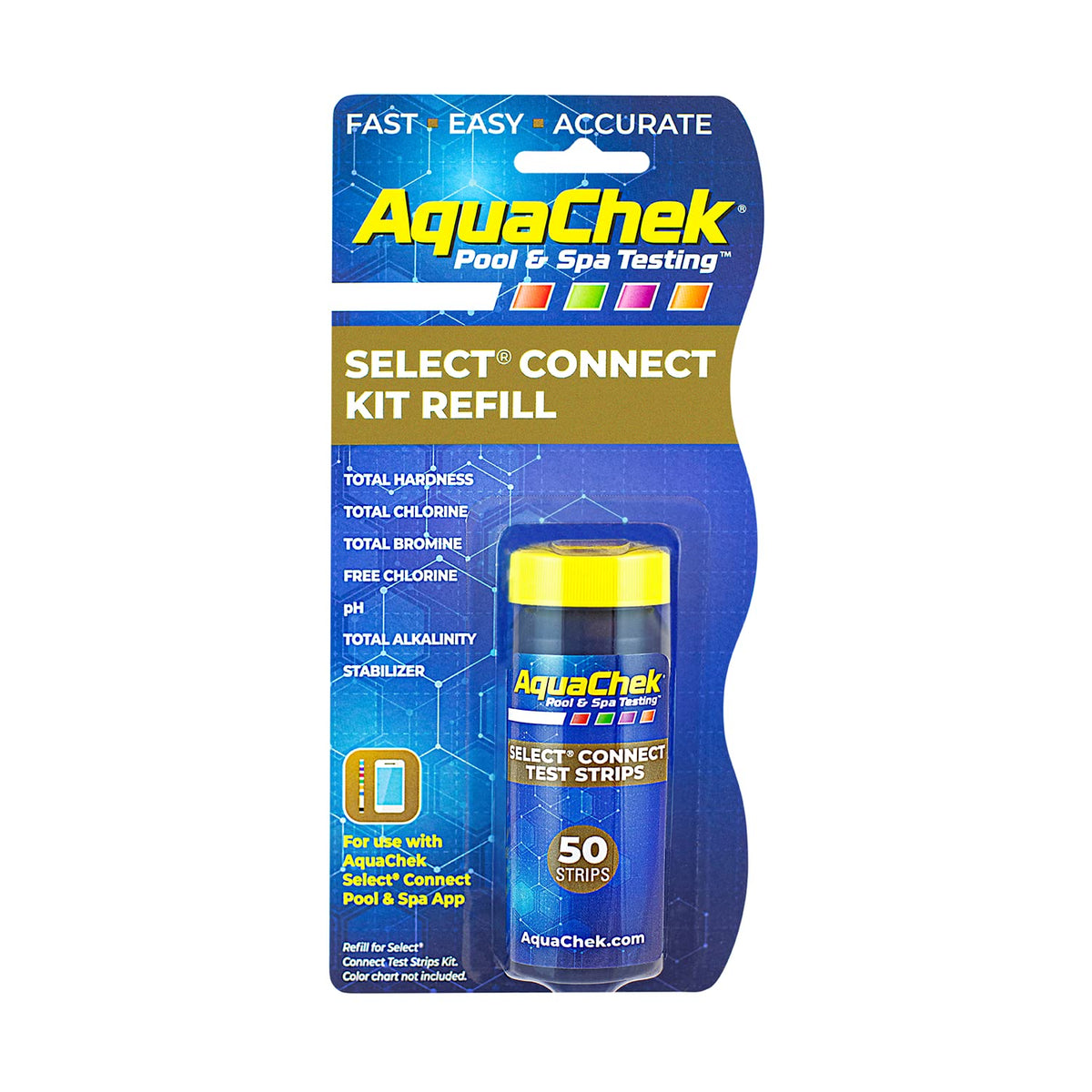 AquaChek Select color pads offer vibrant, accurate pool readings.