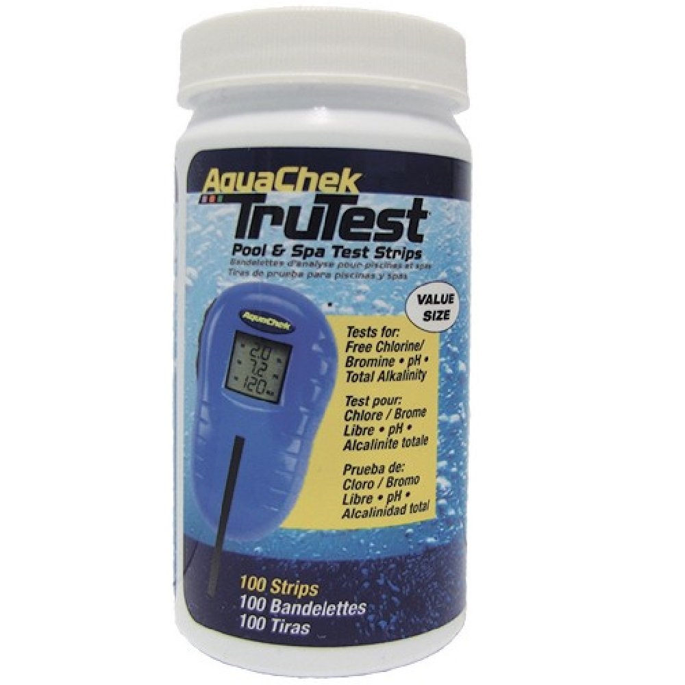 AquaChek TruTest test strips bottle for precise pool readings and easy testing