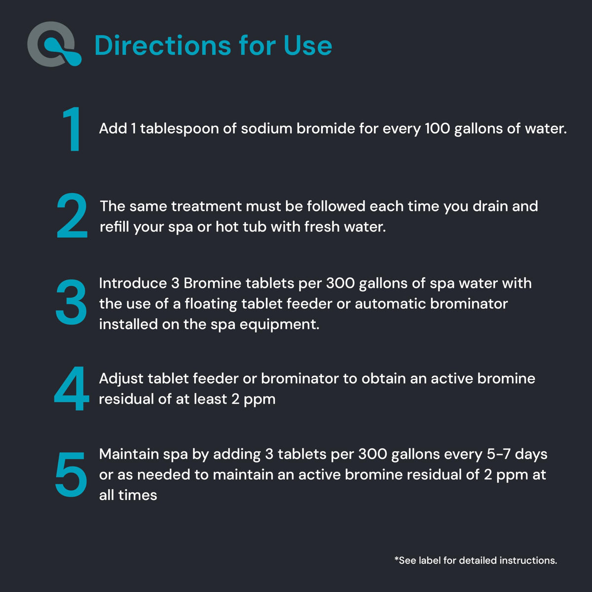 AquaDoc bromine offers a chlorine-free option with lower odor for baths.