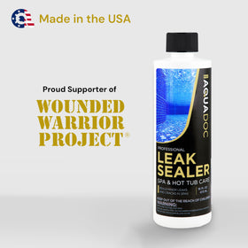 AquaDoc made in USA highlights trusted quality for spa leak sealing