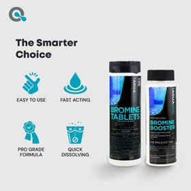 AquaDoc Made in USA badge signals reliable hot tub chemical quality.