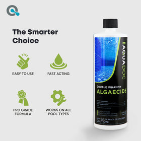 AquaDoc safe non-foaming formula helps maintain balance