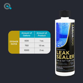 AquaDoc spa care leak reduction supports routine maintenance