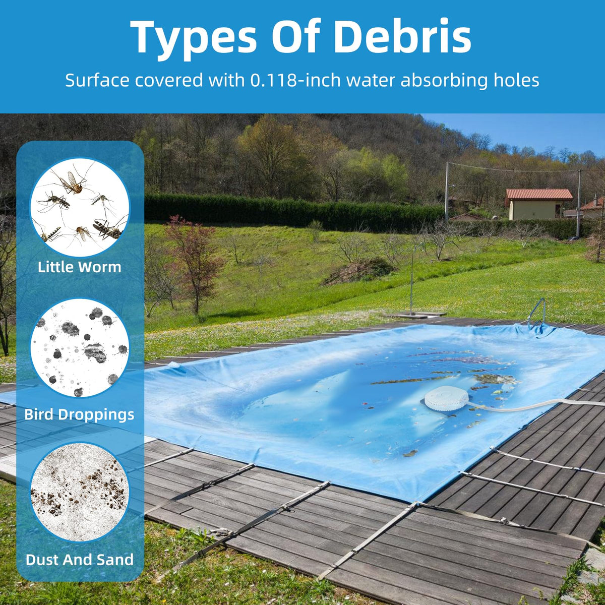 AQUAFLY durable plastic construction built for outdoor use and longevity