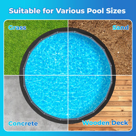 AquaJoyer easy-install pad lays flat and trims to fit.