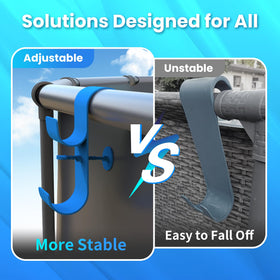 AquaJoyer easy-installation design enables quick organization of pool equipment.