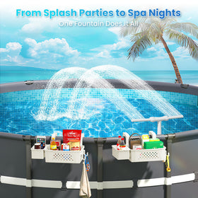 AquaJoyer kids-friendly mist session for fun pool cooling