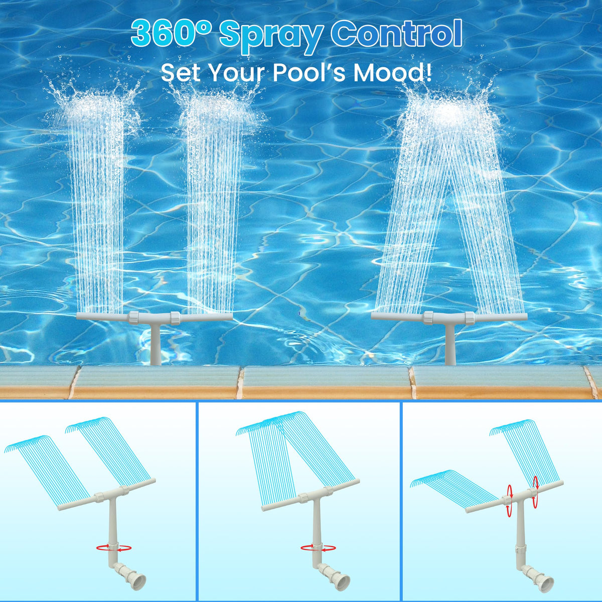 AquaJoyer pro adapter fits common pool jets for leak-free use