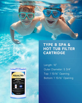 AQUALTRA filter B being washed to extend its life.