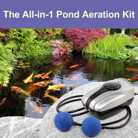 AquaMiracle aerator dial control close-up for adjustable airflow