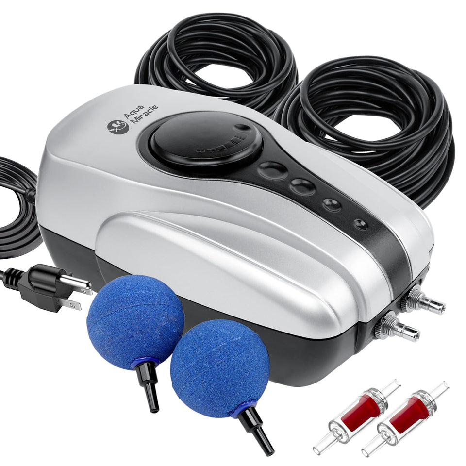 AquaMiracle All-in-One Koi Pond Aerator front view boosts oxygen for koi health