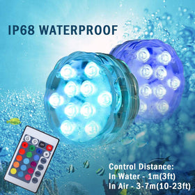 AquaMiracle color-changing LED offers multiple modes to create ambiance.