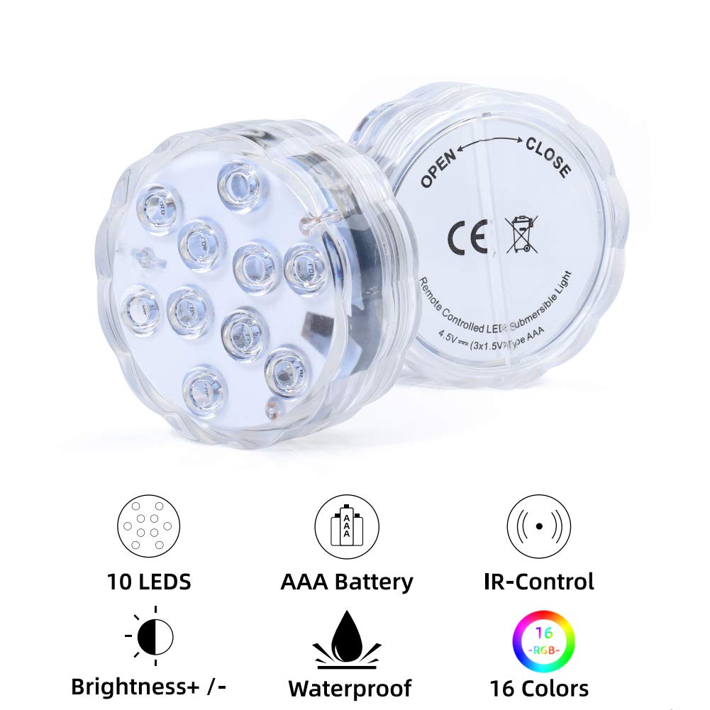 AquaMiracle IP68 waterproof LED light ensures reliable underwater illumination.
