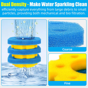 AQUANEAT packaging note showing vacuum-packed sponge set