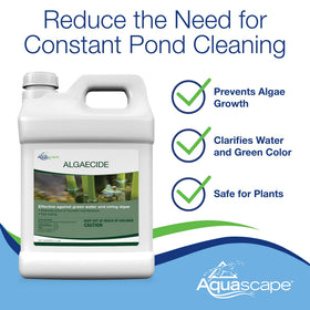 Aquascape algaecide used in a koi pond with fish and plants