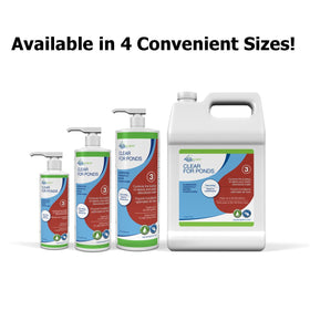 Aquascape Clear Water Treatment reduces debris clinging to rocks and gravel
