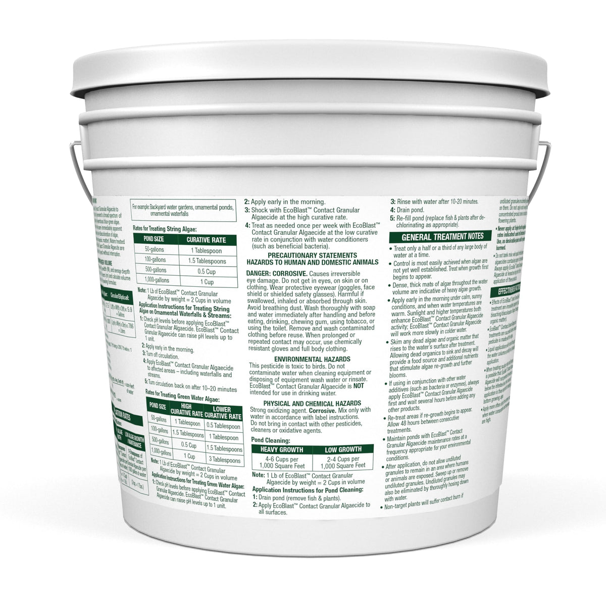 EcoBlast applied to waterfall surface to reduce algae and enhance cascade clarity.