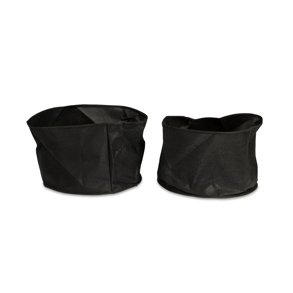 Aquascape fabric plant pot 12x8 inches, two-pack, blends with pond surroundings and supports growth