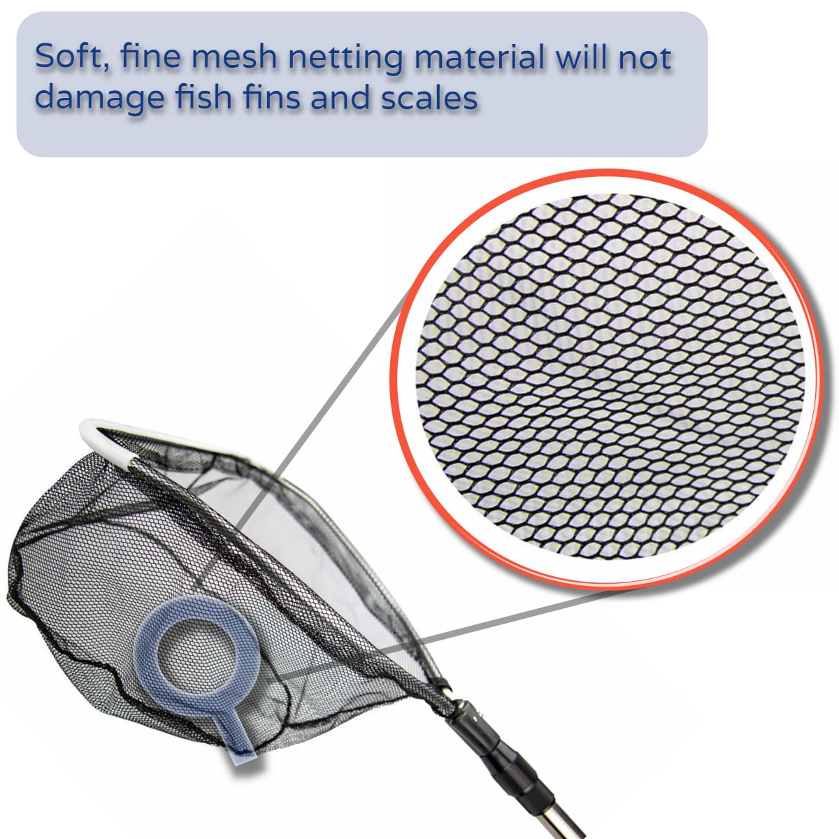 Aquascape pond net protective bottom strip enhances durability