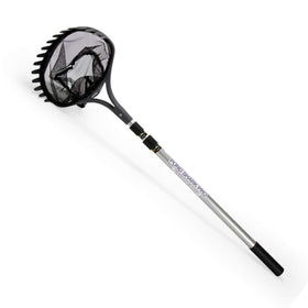 Aquascape Pond Shark Pro with integrated rake blades tearing through algae