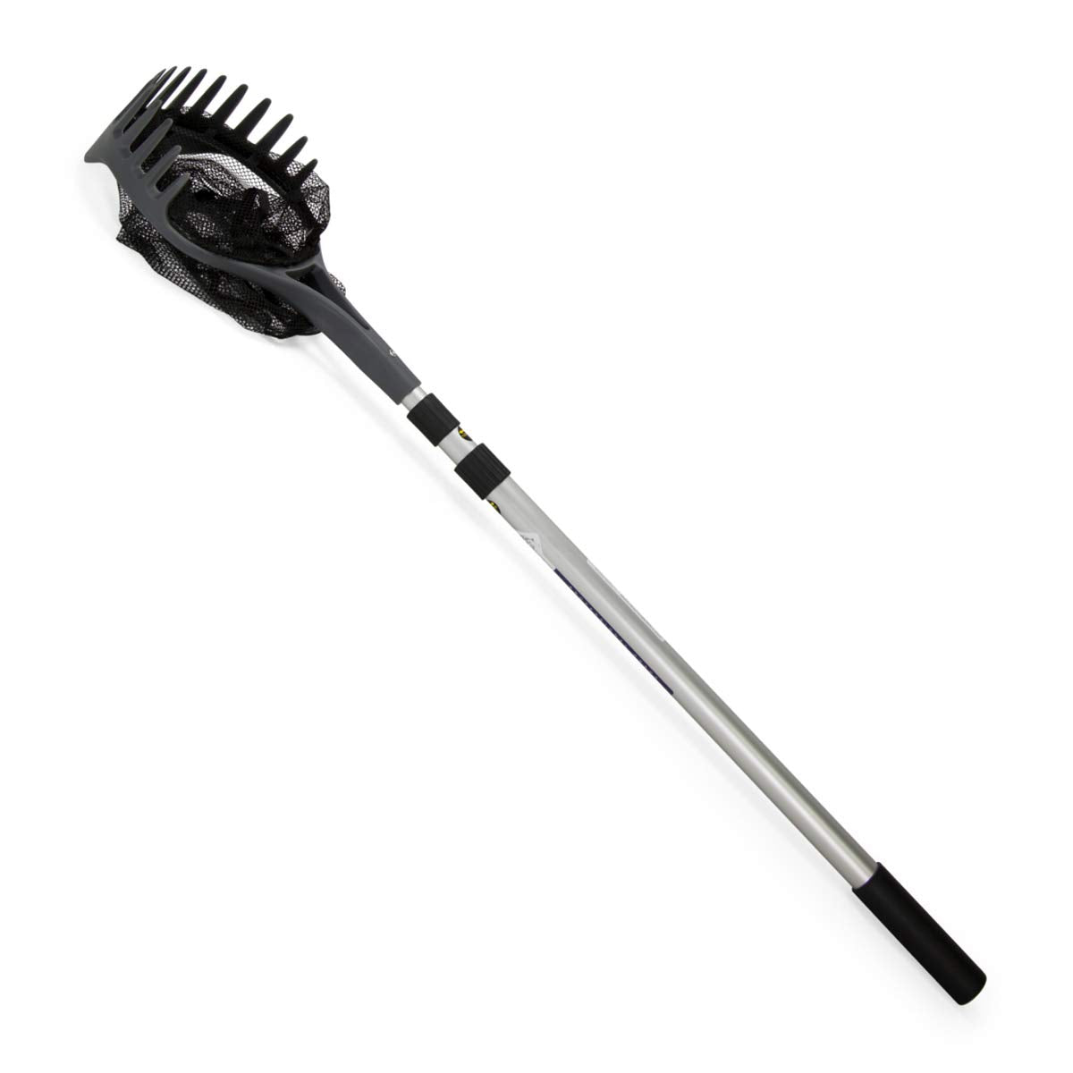 Aquascape Pond Shark Pro integrated scraper removing stubborn debris