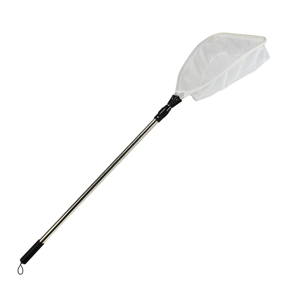 Aquascape skimmer net extended to 69 inches for easy pond reach