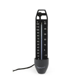 Aquascape submersible pond thermometer black outer view for year-round temperature monitoring